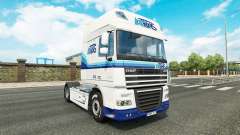 O piloto da Italtrans pele para caminhões DAF para Euro Truck Simulator 2