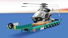 Baixa varrer com uma carga de helicóptero AH-50 C. E. L. para American Truck Simulator