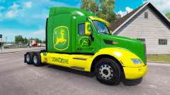 Pele trator John Deere Peterbilt para American Truck Simulator