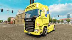 Homer Simpsons a pele para o Scania truck para Euro Truck Simulator 2