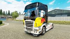O Red Bull pele para o Scania truck para Euro Truck Simulator 2
