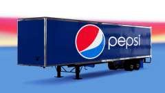 Todo em metal, semi-reboque Pepsi para American Truck Simulator