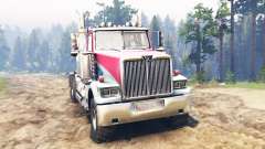 Western Star 4900 [red] para Spin Tires