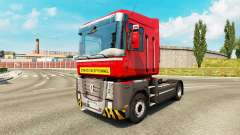 Transporte pesado pele para Renault para Euro Truck Simulator 2