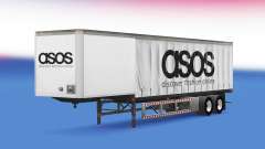Cortina semi-reboque Asos para American Truck Simulator