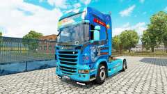 Pele need For Speed Hot Pursuit no trator Scania para Euro Truck Simulator 2