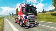 A Inglaterra da Copa de 2014 pele para a Volvo caminhões para Euro Truck Simulator 2