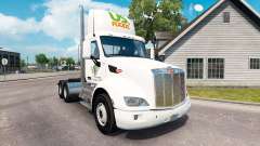 A pele NOS Alimentos caminhão Peterbilt para American Truck Simulator