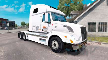 Alvorada Express pele para a Volvo caminhões VNL 670 para American Truck Simulator