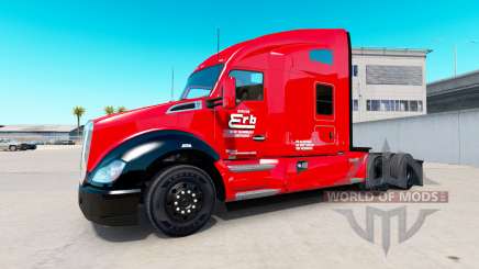 Erb Transporte de pele para Kenworth trator para American Truck Simulator