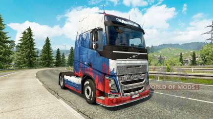 A rússia pele para a Volvo caminhões para Euro Truck Simulator 2