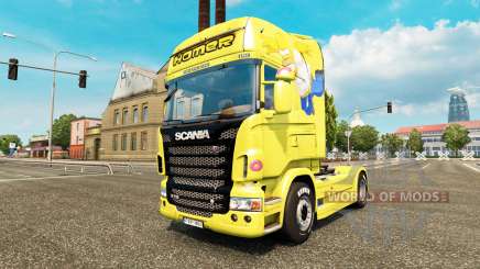 Homer Simpsons a pele para o Scania truck para Euro Truck Simulator 2