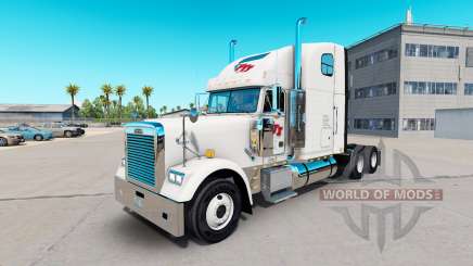 Pele FTI Transporte de trator Freightliner Clássico para American Truck Simulator