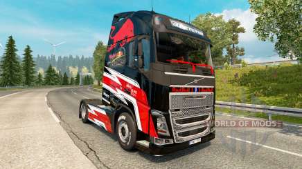 O Red Bull pele para a Volvo caminhões para Euro Truck Simulator 2