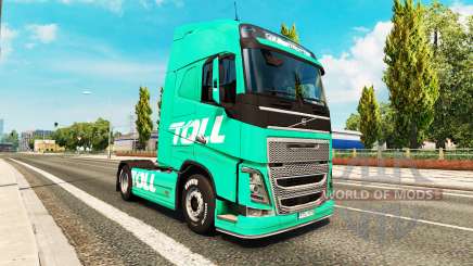 Pedágio da pele para a Volvo caminhões para Euro Truck Simulator 2