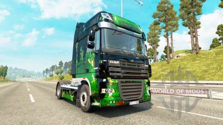 Obras de arte para a pele do caminhão DAF para Euro Truck Simulator 2