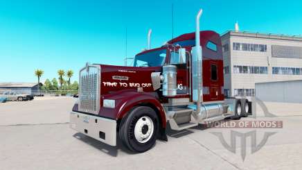 Pele Doodle Bugs trator na Kenworth W900 para American Truck Simulator