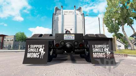 Guarda-lamas eu Apoio a Mães solteiras v1.1 para American Truck Simulator