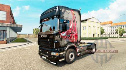 Pele MJBulls no trator Scania para Euro Truck Simulator 2