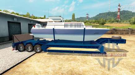 Baixa-quadro de arrasto de barco para Euro Truck Simulator 2