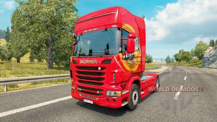 Mezzo Mistura de pele para o Scania truck para Euro Truck Simulator 2