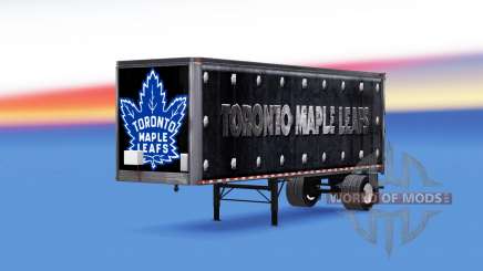 Pele Toronto Maple Leafs no trailer para American Truck Simulator