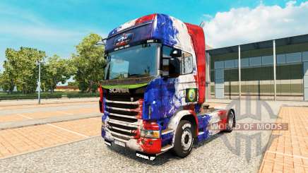 Pele França da Copa de 2014 para o Scania truck para Euro Truck Simulator 2