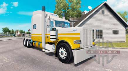 Pele United carinha / Minibus Linhas para o caminhão Peterbilt 389 para American Truck Simulator