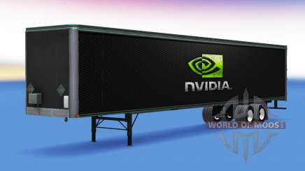 Pele Nvidia GeForce sobre o trailer para American Truck Simulator