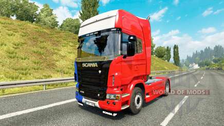França pele para o Scania truck para Euro Truck Simulator 2