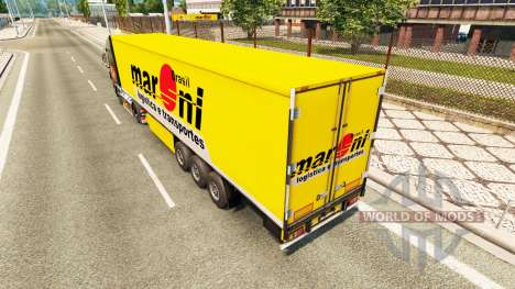 Maroni Transportes pele para reboques para Euro Truck Simulator 2