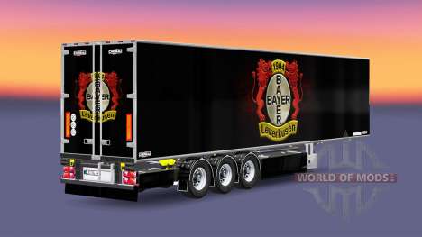 Semi-Reboque Chereau Bayer 04 Leverkusen para Euro Truck Simulator 2