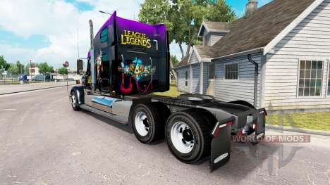 Скин League of Legends на Freightliner Coronado para American Truck Simulator