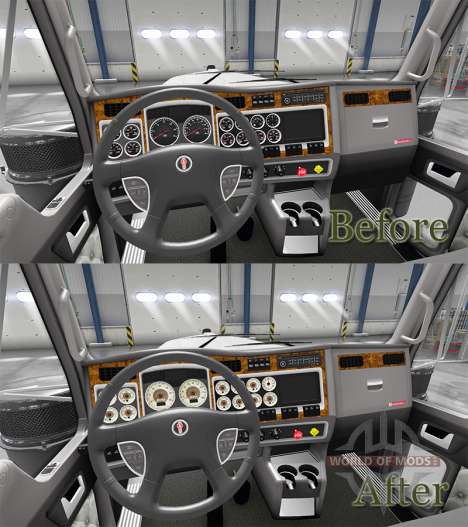Retro dispositivos têm um Kenworth W900 para American Truck Simulator
