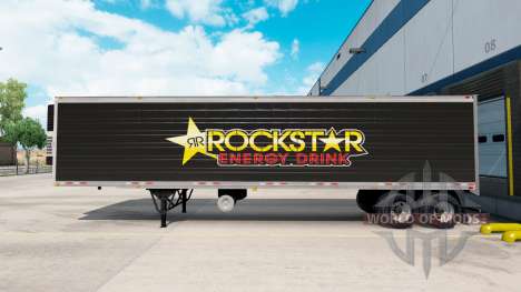Pele Rockstar Energia para o semi-refrigerados para American Truck Simulator