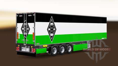 Semi-Reboque Chereau Borussia Monchengladbach para Euro Truck Simulator 2