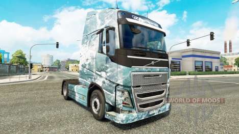Estrada de gelo pele para a Volvo caminhões para Euro Truck Simulator 2
