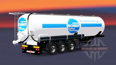 Tanque semi-reboque Schmidt Heilbronn para Euro Truck Simulator 2