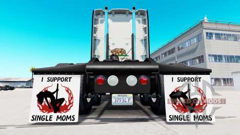 Guarda-lamas eu Apoio a Mães solteiras v1.5 para American Truck Simulator