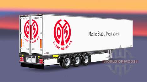Semi-Reboque Chereau 1. FSV Mainz 05 para Euro Truck Simulator 2