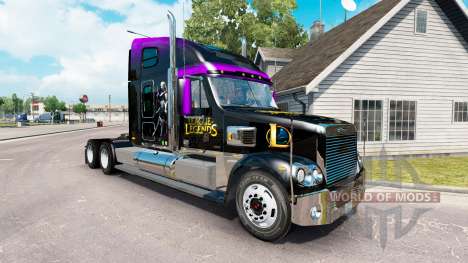 Скин League of Legends на Freightliner Coronado para American Truck Simulator