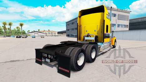 A pele de Ouro Preto no caminhão Kenworth W900 para American Truck Simulator