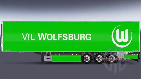 Semi-Reboque Chereau VfL Wolfsburg para Euro Truck Simulator 2