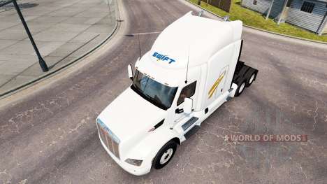 Swift Transporte de pele para o caminhão Peterbi para American Truck Simulator