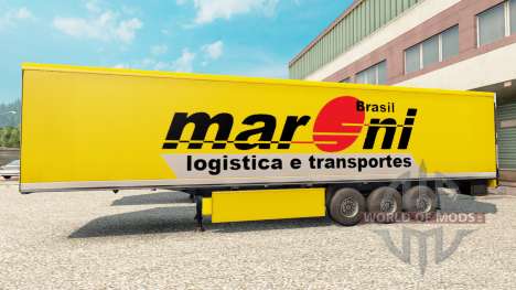 Maroni Transportes pele para reboques para Euro Truck Simulator 2