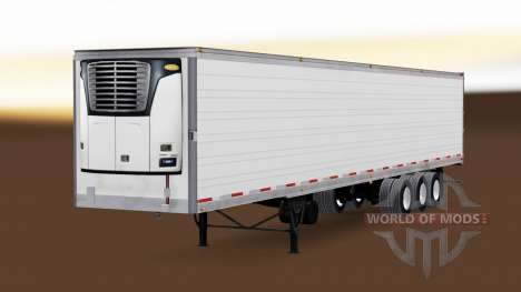 Três eixos reefer semi-reboque para American Truck Simulator