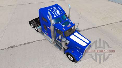 Pele Duque v1.03 no caminhão Kenworth W900 para American Truck Simulator
