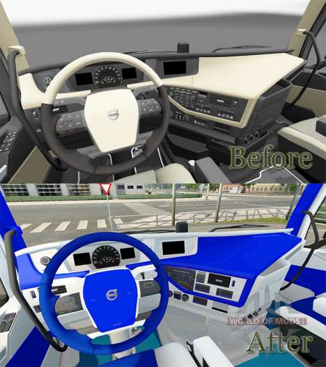 HSV interior para Volvo para Euro Truck Simulator 2