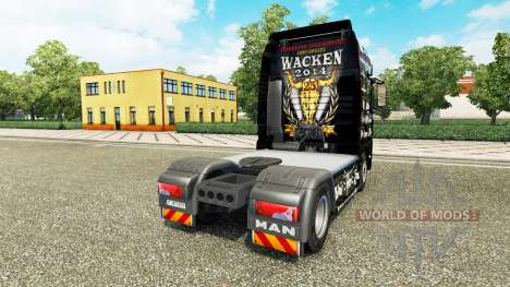 Pele 25 Jahre Wacken para o trator HOMEM para Euro Truck Simulator 2