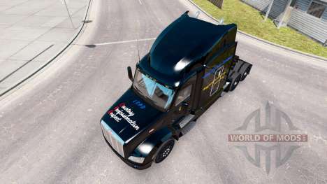LCPD pele para o caminhão Peterbilt para American Truck Simulator